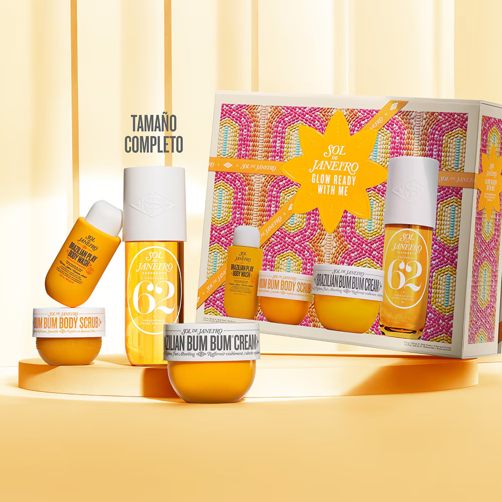 GLOW READY WITH ME BUM BUM BODY ROUTINE GIFT SET (SET DE CUIDADO CORPORAL)